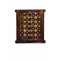 Mini Checkered Wooden Darwaza