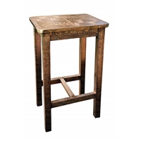 Tall Encarved Stool